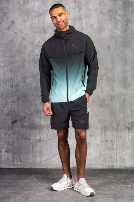 SURGE WINDBREAKER JACKET & SHORT - MINT/BLACK