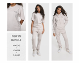 Bundle Pack - Beck & Hersey GLACIER Girls Tracksuit & T-Shirt Set - Off White