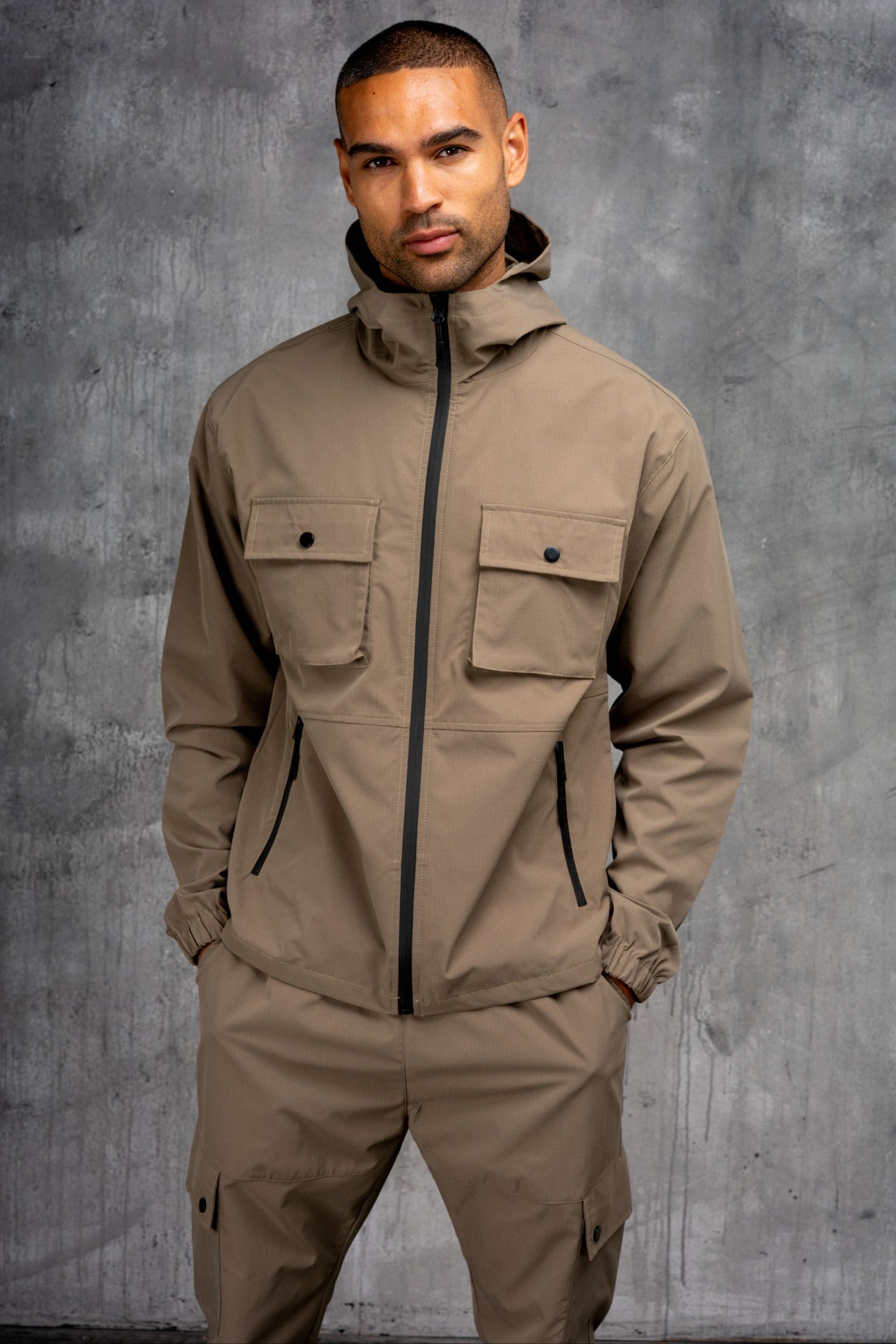 UNIT TECH TRACKSUIT - TAUPE
