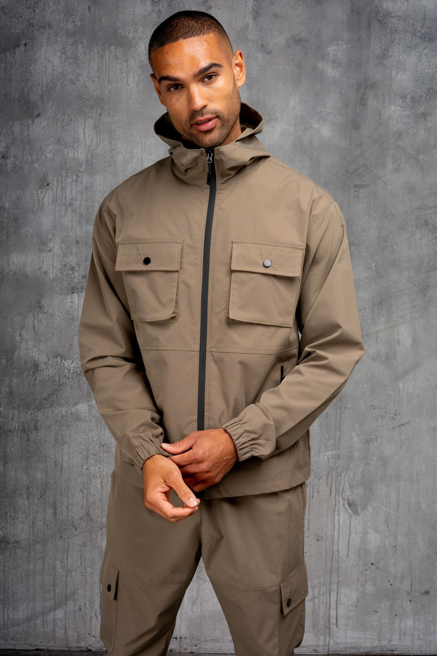 UNIT TECH TRACKSUIT - TAUPE