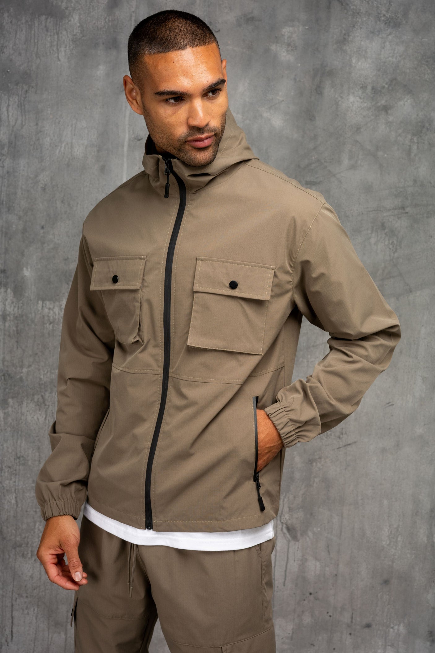 UNIT TECH TRACKSUIT - TAUPE
