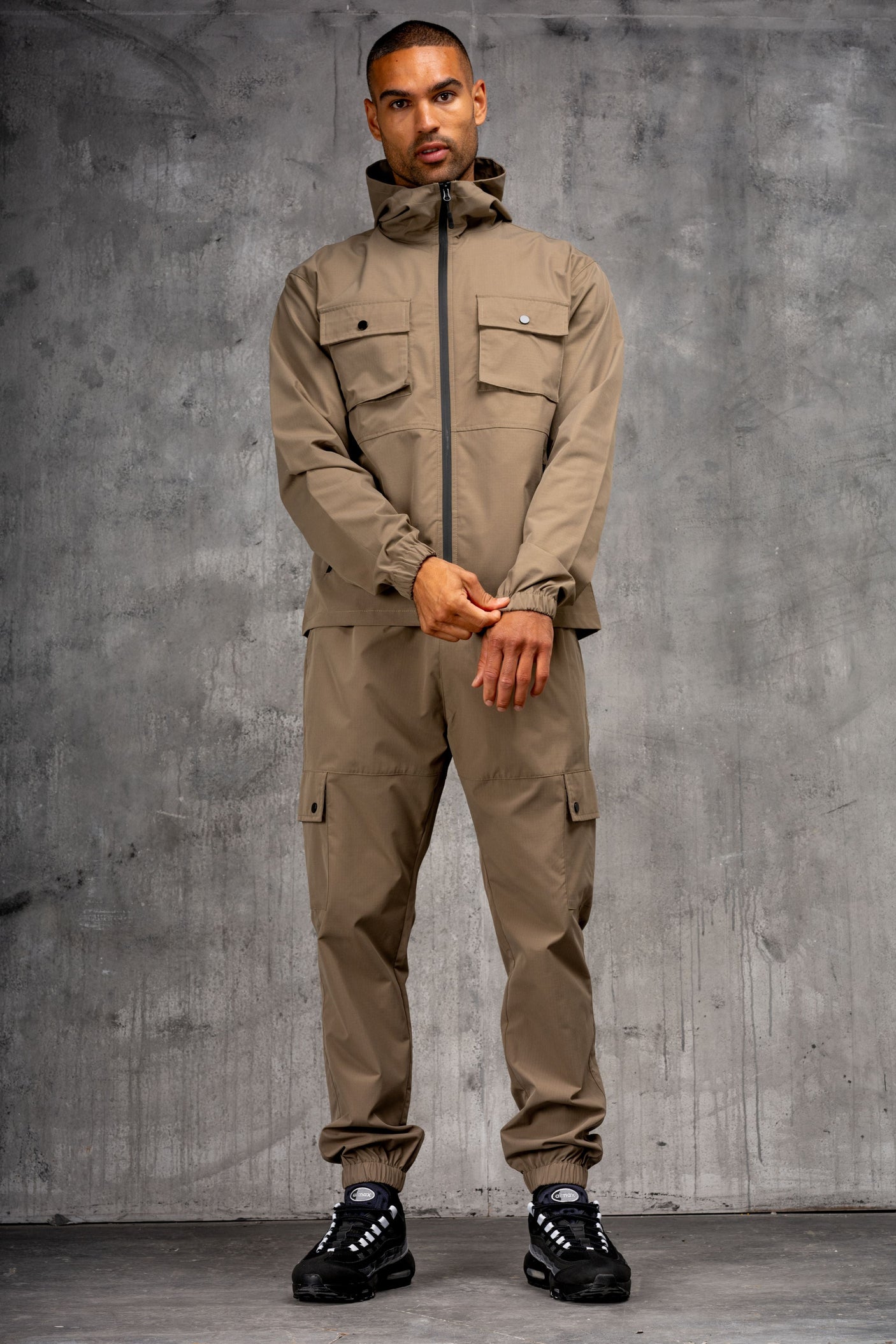 UNIT TECH TRACKSUIT - TAUPE