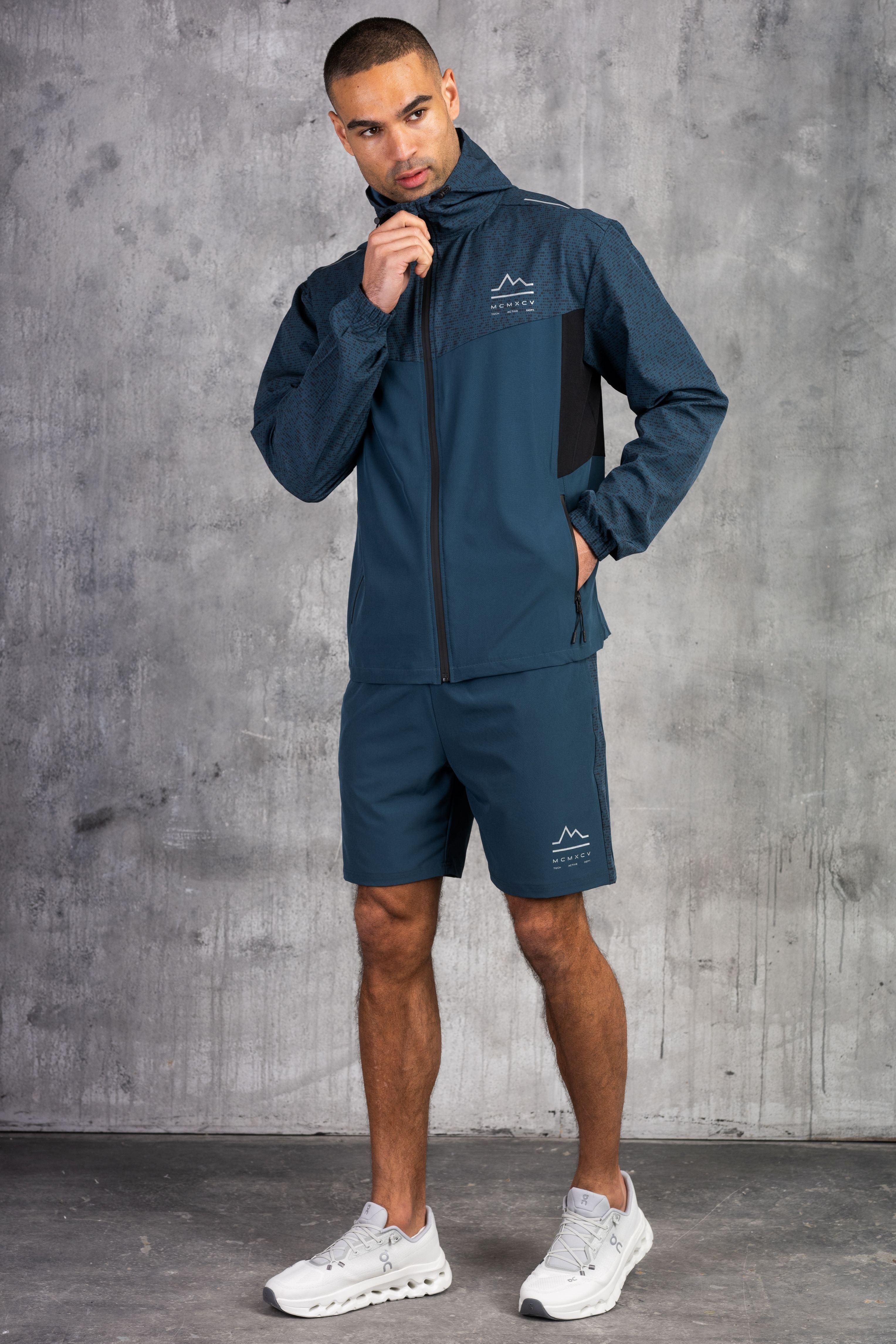 VICTORY WINDBREAKER JACKET & SHORT - DK PETROL – Beck and Hersey