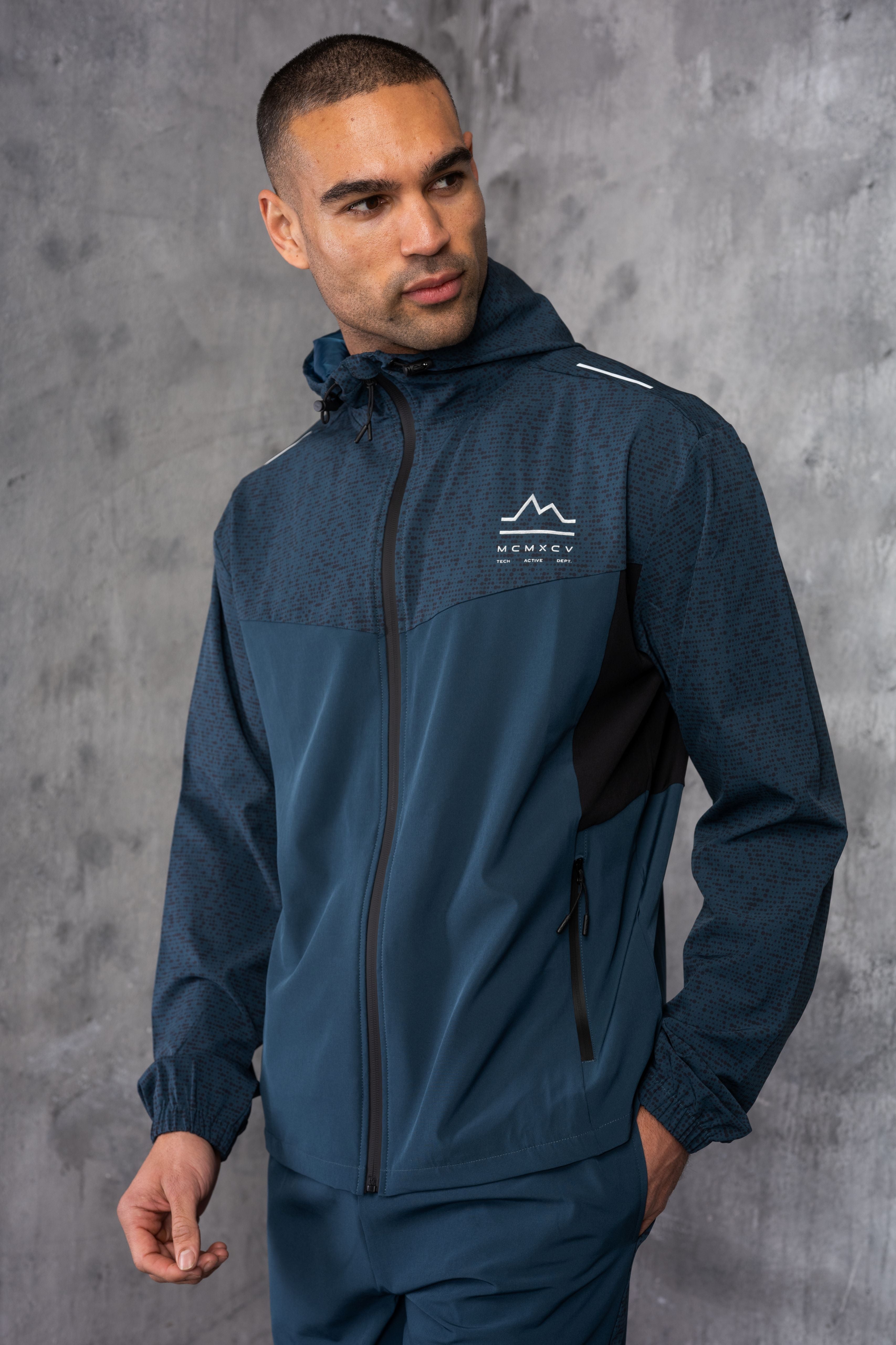 VICTORY WINDBREAKER JACKET - DK PETROL – Beck and Hersey