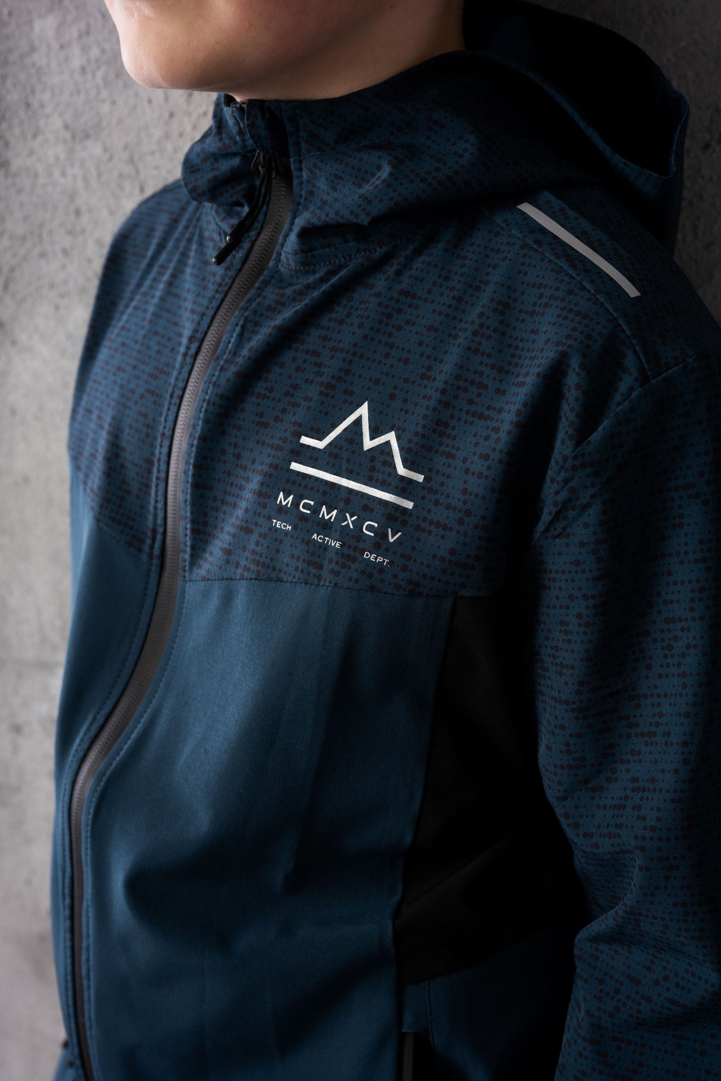 VICTORY JUNIOR TECH JACKET & SHORT - DK PETROL