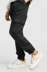 VIRGIL GIRLS CARGO PANTS - BLACK