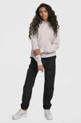 VIRGIL GIRLS CARGO PANTS - BLACK