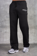 ZEUS TEE & OPEN JOGGER SET - BLACK