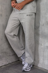 ZEUS OPEN HEM JOGGERS - GREY MARL