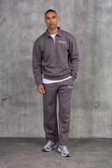 ZEUS 1/4 ZIP TRACKSUIT - CHARCOAL