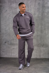 ZEUS 1/4 ZIP TRACKSUIT - CHARCOAL
