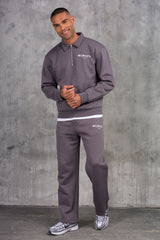 ZEUS 1/4 ZIP TRACKSUIT - CHARCOAL