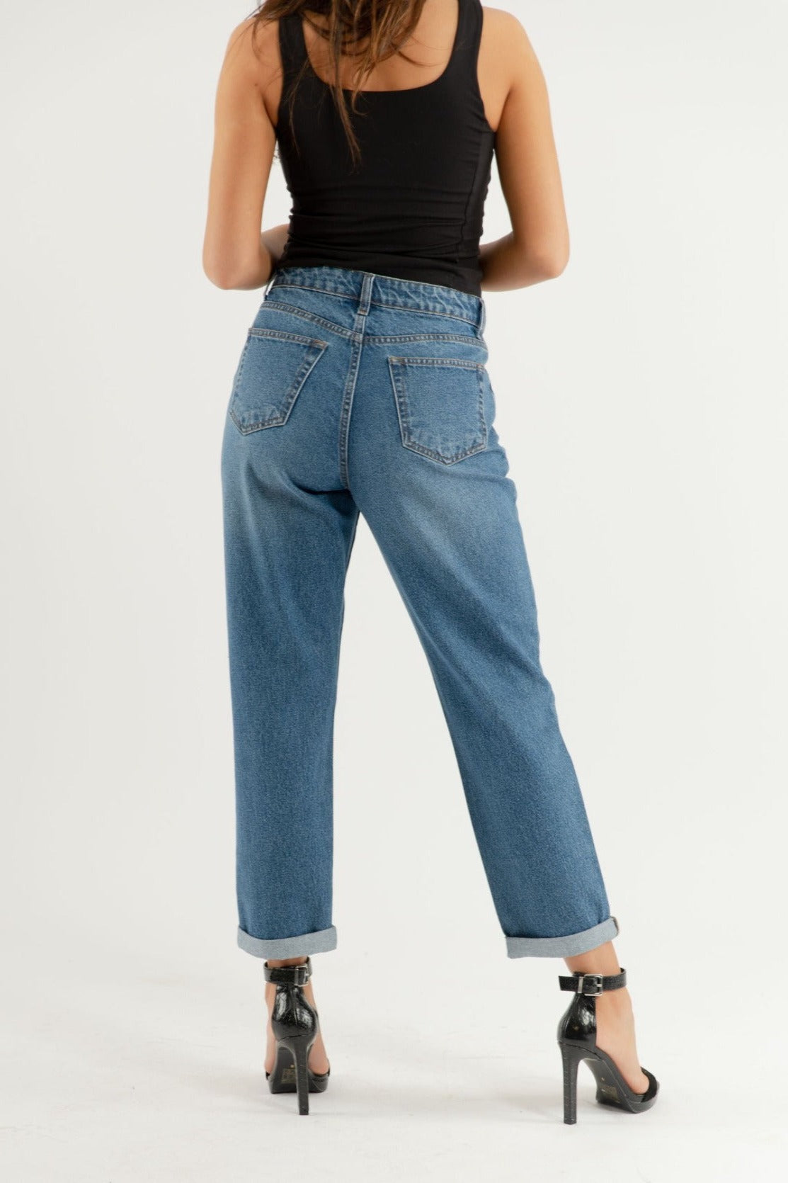 MIA Vintage MOM Jeans - Mid Blue